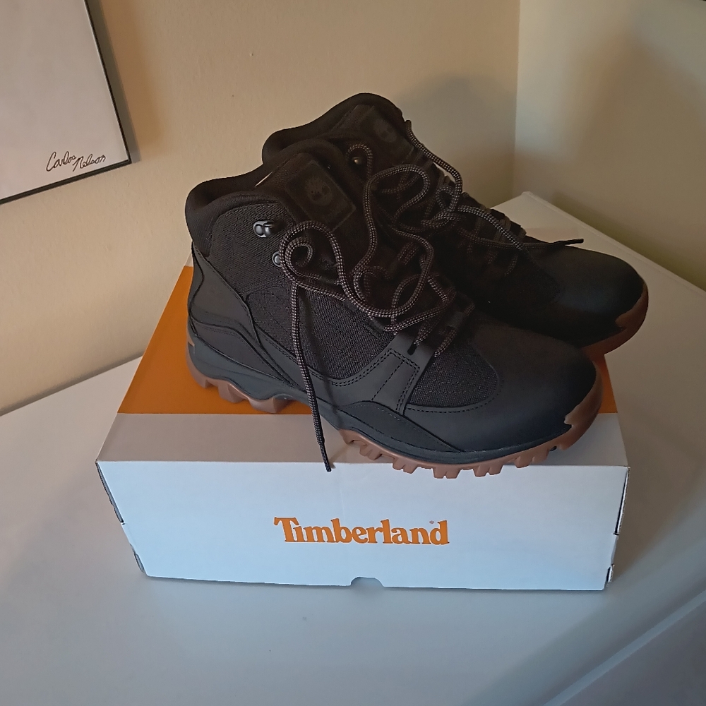Timberland Black High-Top Outdoor Boots